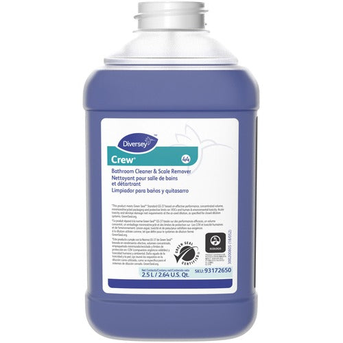 Diversey Care  Bathroom Cleaner and Scale Remover, 2.5 Liter, 2/CT, Purple-DVO93172650