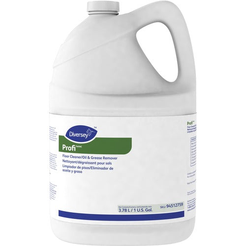 Diversey Care  Floor Cleaner, Oil/Grease Remover, 1 Gallon, 4/CT, White-DVO94512759