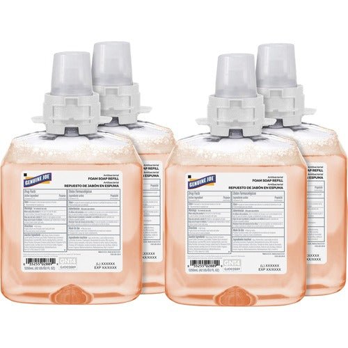 Genuine Joe  Dispenser Soap Refill, 1250 mL, 4/CT, Orange Blossom-GJO02889CT