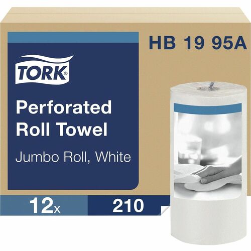 TORK  Towel Roll, 2-Ply, 5-1/2"Wx157-1/2'L, 12/CT, White