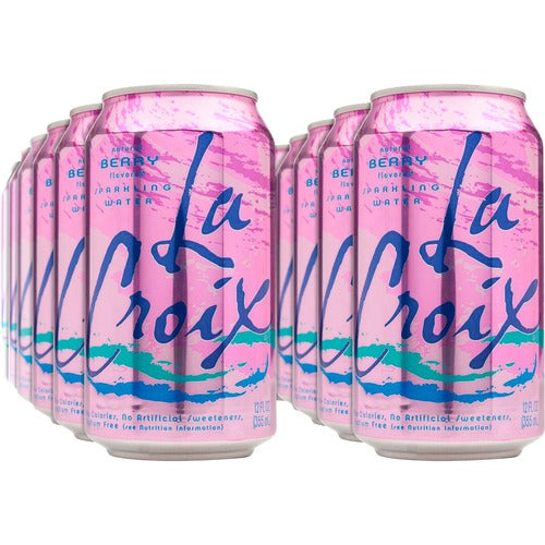 La Croix  Sparkling Water, Berry, 12 fl. oz., 12/PK, 2/CT, Multi