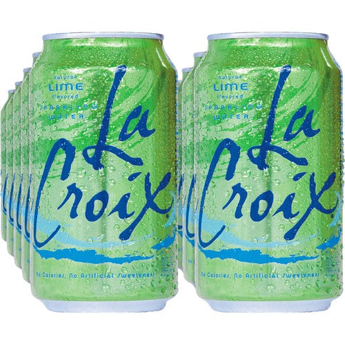 La Croix  Sparkling Water, Lime, 12 fl. oz, 12/PK, 2/CT, Multi