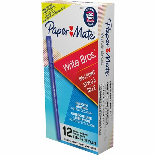 Paper Mate  Ballpoint Pen, Medium Point, Blue Ink/Blue Barrel