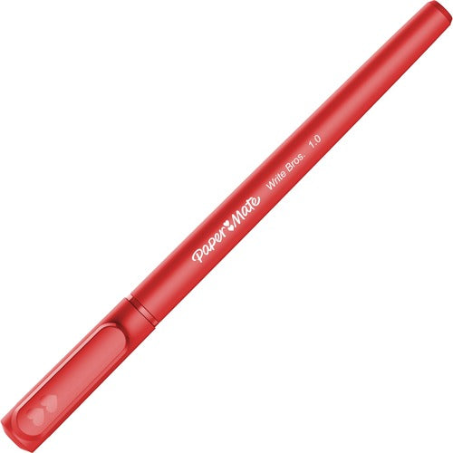 Paper Mate  Ballpoint Pen, Medium Point, Red Ink/Red Barrel