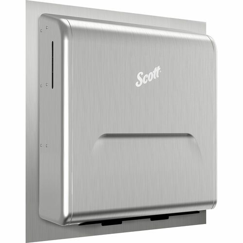 Kimberly-Clark Professional  Housing, w/Trim Panel,f/Hard Roll Towel Dispenser, STST, SR