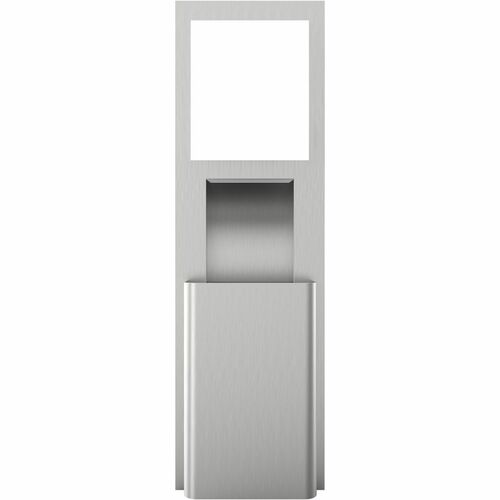 Kimberly-Clark Professional  Wall Unit w/Trash Receptacle, Recessed, Stainless Steel