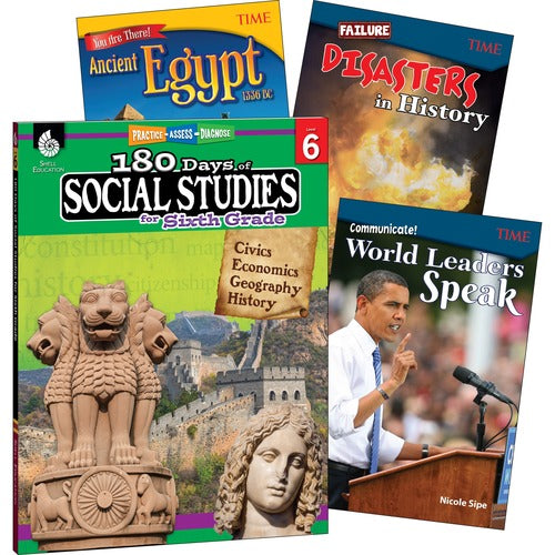 Shell Education Teacher Created Materials  Learn At Home Books, Social Studies, Grade 6, 4/ST
