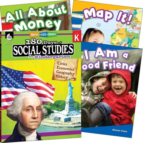 Shell Education Teacher Created Materials  Learn At Home Books, Social Studies, Grade K, 4/ST