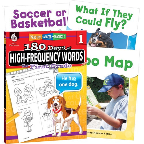 Shell Education Teacher Created Materials  Learn At Home Books, High Frequency Words, Grade 1, 4/ST