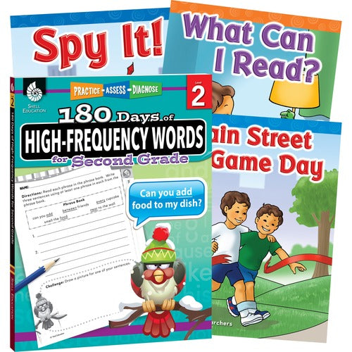 Shell Education Teacher Created Materials  Learn At Home Books, High Frequency Words, Grade 2, 4/ST