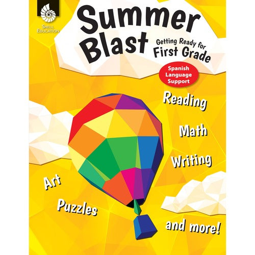 Shell Education Teacher Created Materials  Summer Blast Guide,Bilingual,Getting Ready for First,Gr K-1