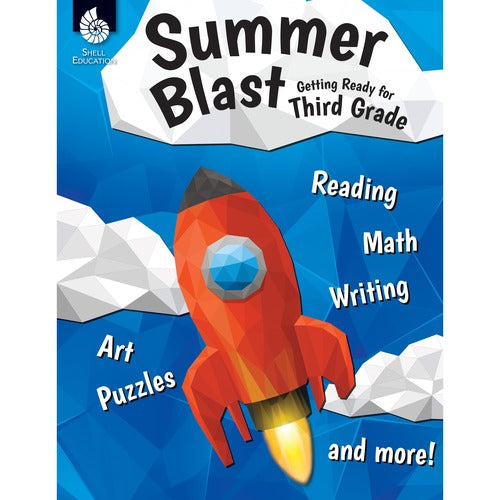 Shell Education Teacher Created Materials  Summer Blast Workbook, Skills Practice, Grade 3