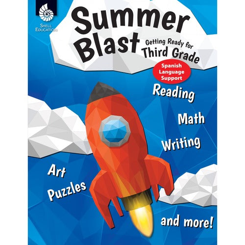 Shell Education Teacher Created Materials  Summer Blast Guide,Bilingual,Getting Ready for Third,Gr 2-3