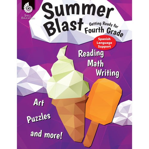 Shell Education Teacher Created Materials  Summer Blast Guide,Bilingual,Getting Ready for Fourth,Gr 3-4