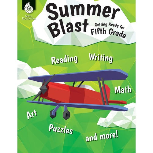 Shell Education Teacher Created Materials  Summer Blast Workbook, Skills Practice, Grade 5