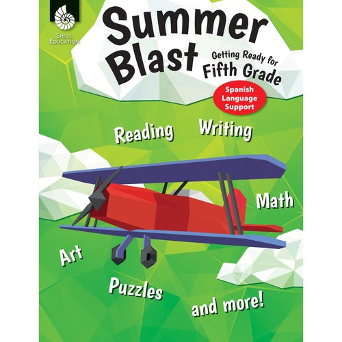 Shell Education Teacher Created Materials  Summer Blast Guide,Bilingual,Getting Ready for Fifth,Gr 4-5