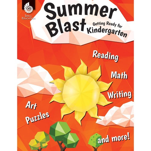 Shell Education Teacher Created Materials  Summer Blast Workbook, Skills Practice, Grade K