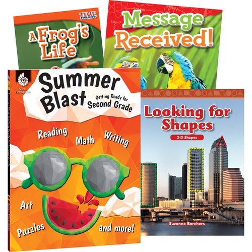Shell Education Teacher Created Materials  Book Set, Summer, Stem, GR 2, 9"x2/5"x12", 4/ST, Multi