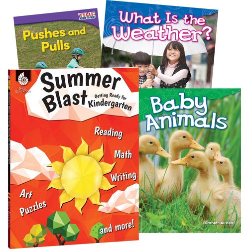 Shell Education Teacher Created Materials  Learn At Home Books,Summer STEM,w/Workbook,Grade K,4/ST