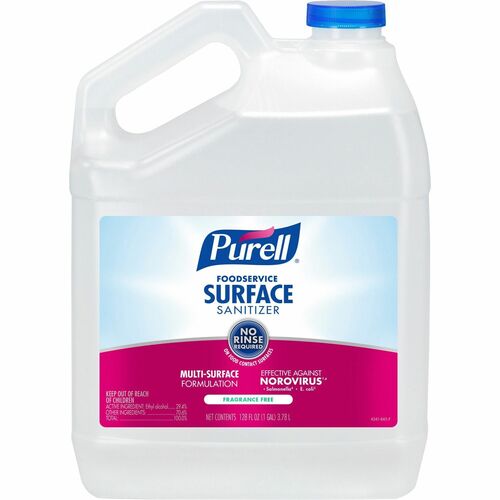 Gojo  Foodservice Surface Sanitizer Refill, 1 Gal, Clear-GOJ434104