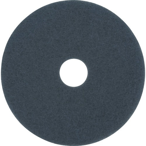 3M  Floor Cleaning Pads, 14", 5/CT, Blue