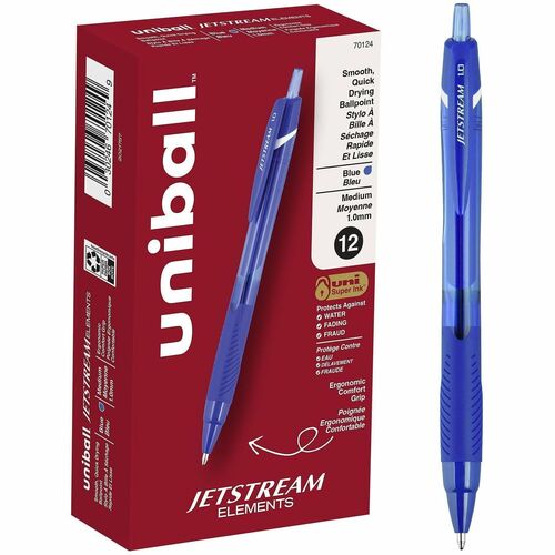 uni-ball Corporation  Pen, Ballpoint, 1.0mm Point, Jetstream, BE