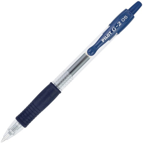 Pilot  Pen, Gel, 0.5mm Point, 3/5"Wx3/5"Lx5-3/4"H, 1 DZ, Navy