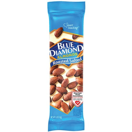 Blue Diamond  Almonds, Roasted Salted, 1.5 oz, 12/BX, Multi