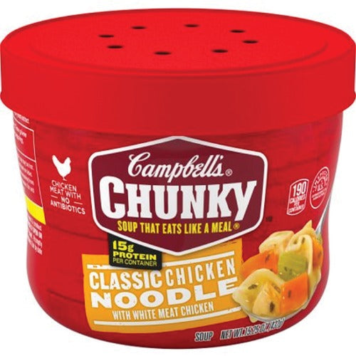 Campbell's  Soup,Classic Chicken Noodle,Single-Serve,15.25 oz,8/CT,MI