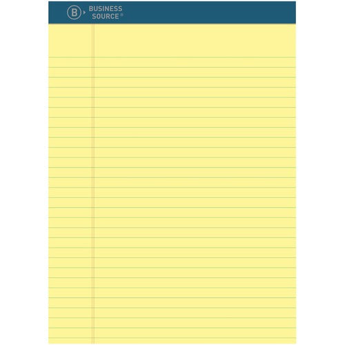 Business Source  Writing Pad, Premium,8.5"x11.75"x0.2",50Sh/Pad, 1 DZ, CA