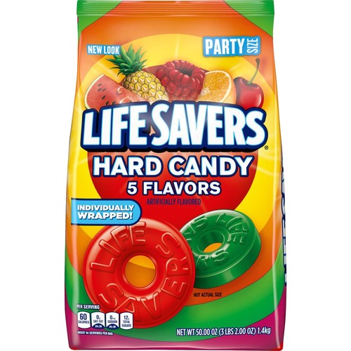 Mars, Inc  Hard Candies, 5 Flavors, Life Savers, 50 oz, AST