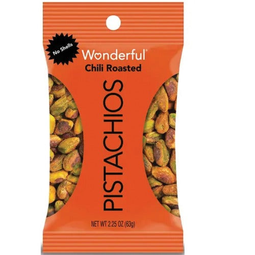 Paramount Farms  Pistachios, Chili, 2.25 oz, 3-7/10"x1-1/10"x6-2/5", 8/BX, MI