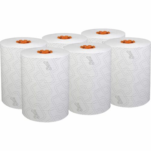 Kimberly-Clark Professional  Paper Towels,Hard Roll,Orange Core,580',6/CT,WE