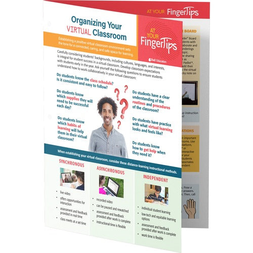 Shell Education Teacher Created Materials  Guidebook,Organizing Your Virtual Classroom,K-12,4-Pg,MI