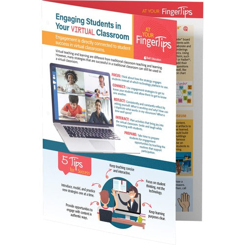 Shell Education Teacher Created Materials  Guidebook, Virtual Classroom Engagement, K-12, 4-Page, MI