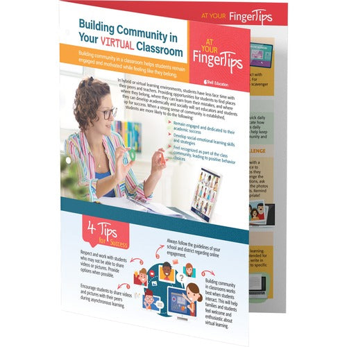 Shell Education Teacher Created Materials  Guidebook, Virtual Classroom Community, K-12, 4-Page, MI