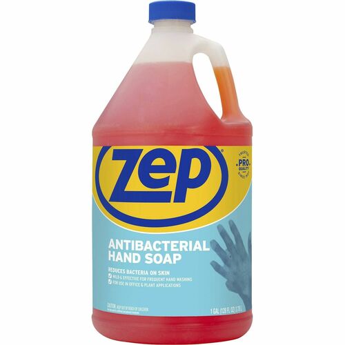 Zep Commercial  Hand Soap, Antibacterial, 1 Gallon, Orange