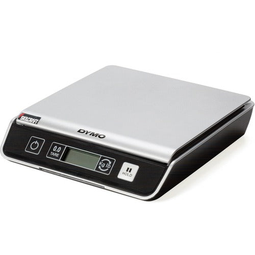SKILCRAFT  Shipping Scale, Digital 25 lb Cap, 8.3"x9.2"x1.8", BK/SR
