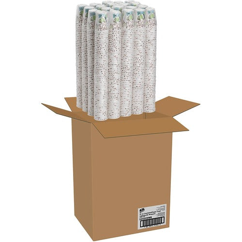 Dixie Foods  Hot Cups, Insulated Paper, Wrapped, 12oz, 1000/CT, MI-DXE5342CDWR