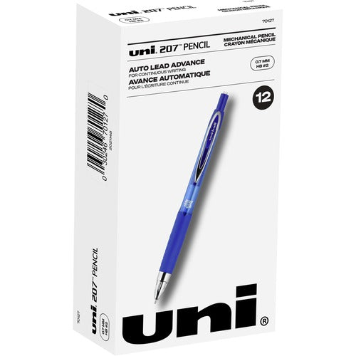 uni-ball Corporation  Pencils, Mechanical,207, 0.7mm, Blue Barrel