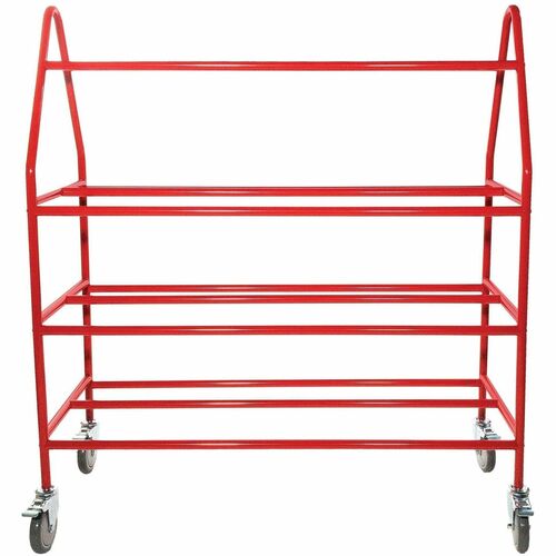 Champion Sports  Ball Cart,Mobile,35-ball Cap,4-Tier,Steel,18-1/2"x51"x54",RD