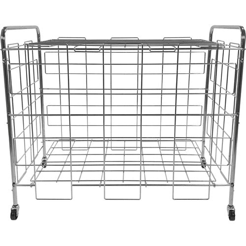 Champion Sports  Ball Locker, Portable, w/Casters, Steel, 24"X41"x36", BK