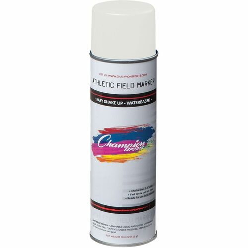 Champion Sports  Marking Paint,Aerosol,f/SportsField,135 yd Cap,20oz,12/CT,WE