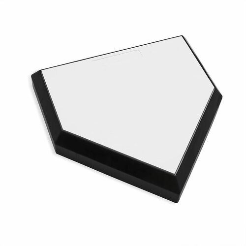 Champion Sports  Baseball Home Plate, Rubber Base, 20"x20"x4", BK/WE