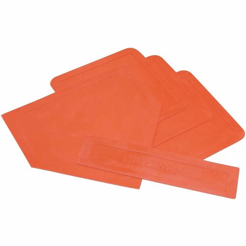 Champion Sports  Base Set, Throwdown, Indoor/Outdoor, 17"x17", 5/ST, Orange