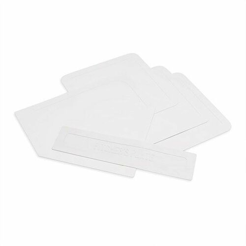 Champion Sports  Base Set, Throwdown, Indoor/Outdoor, 17"x17", 5/ST, White