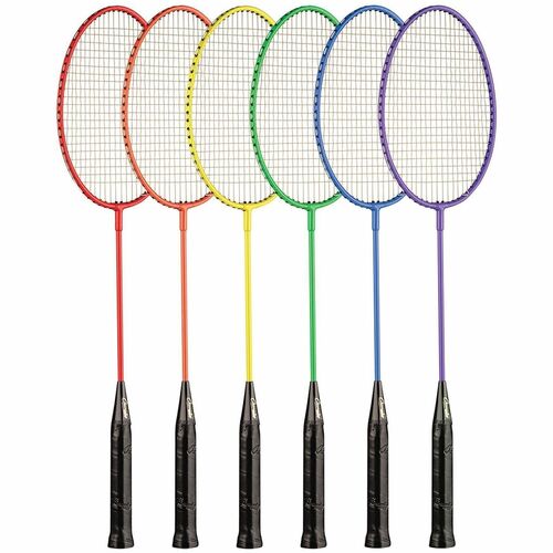 Champion Sports  Badminton Rackets,Steel Shaft,Nylon Strings,26"L,6/ST,AST