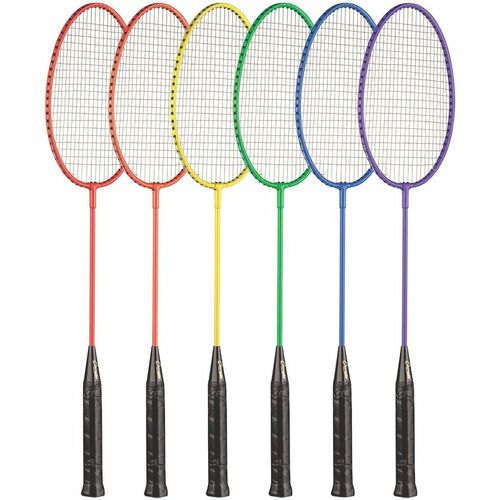 Champion Sports  Badminton Rackets, Steel Shaft/Strings, 26"L, 6/ST, AST