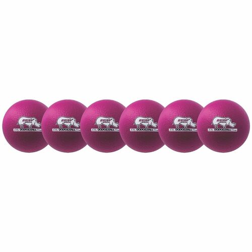 Champion Sports  Dodge Ball Set, Low-Bounce, 6", 6/Set, Purple