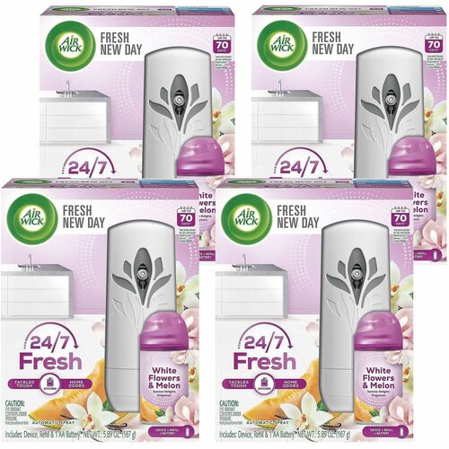 Reckitt Benckiser  Air Freshener Starter Kit,Summer Delights,5.89oz,4/CT,BK